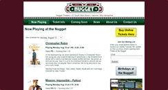 Desktop Screenshot of nugget-theaters.com